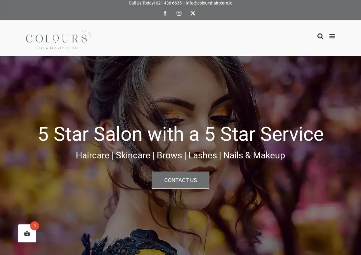 Store homepage