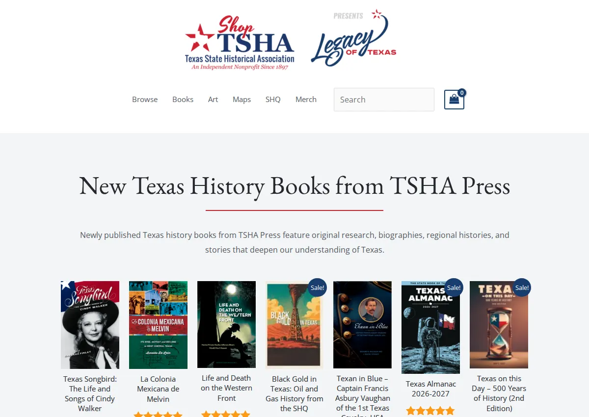 Store homepage