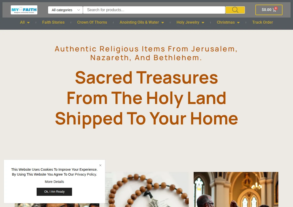 Store homepage