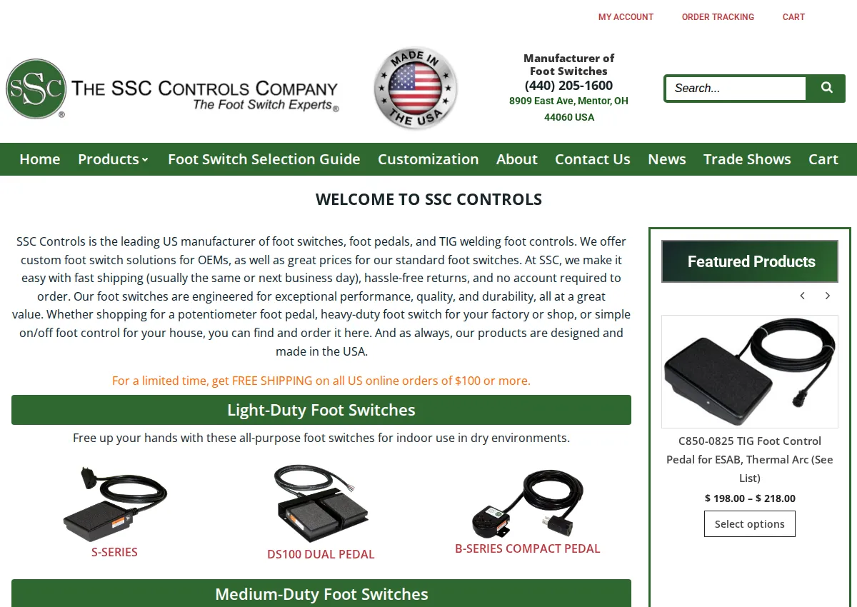 Store homepage