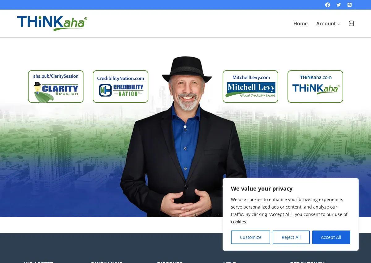 Store homepage