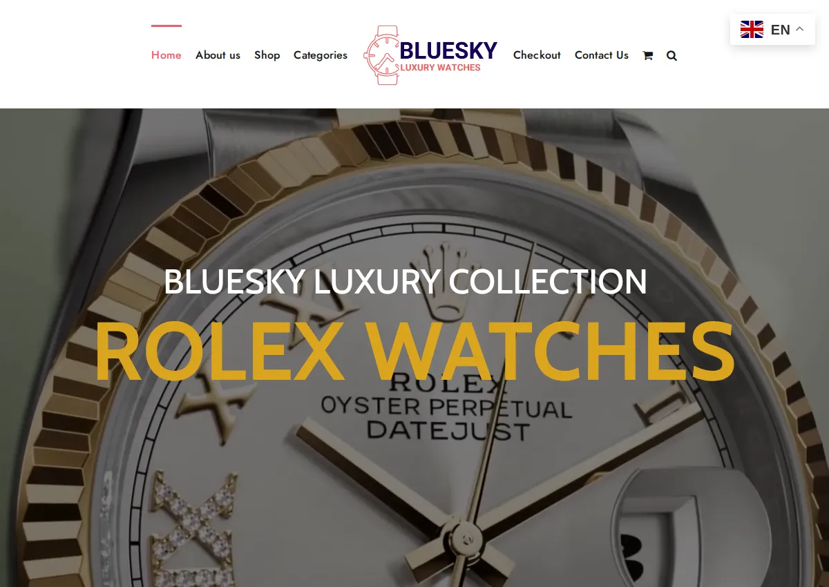 Store homepage
