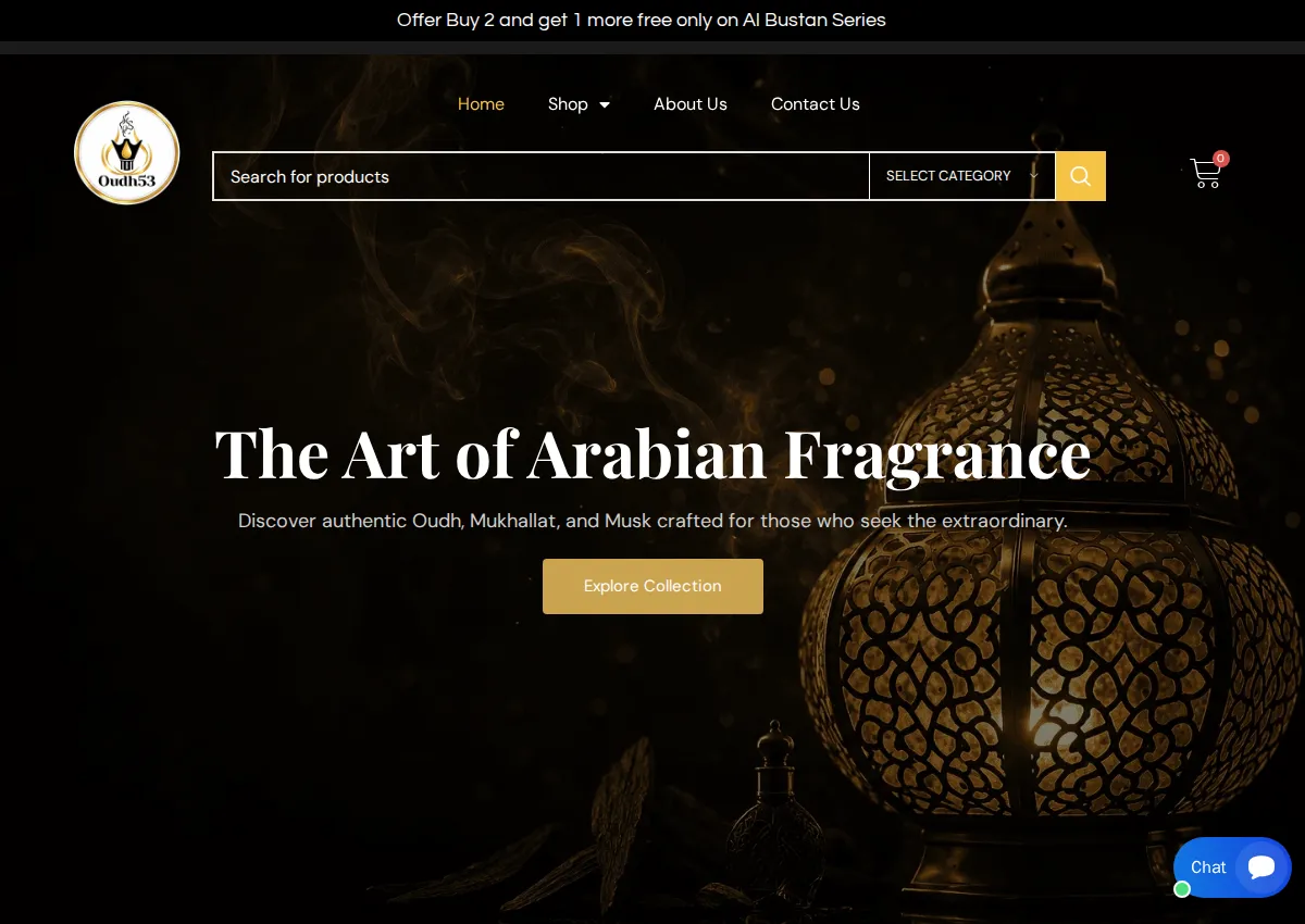 Store homepage
