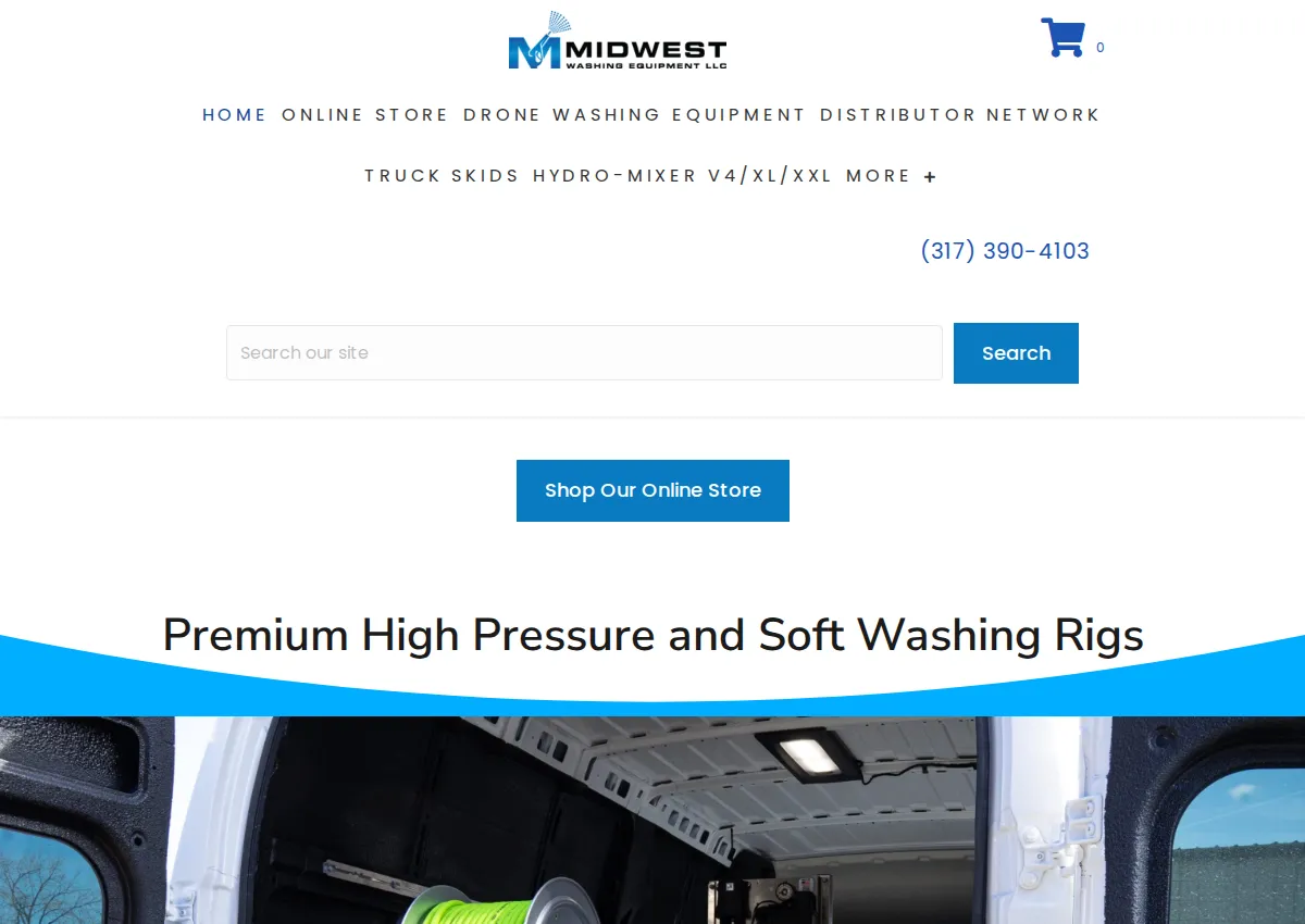 Store homepage