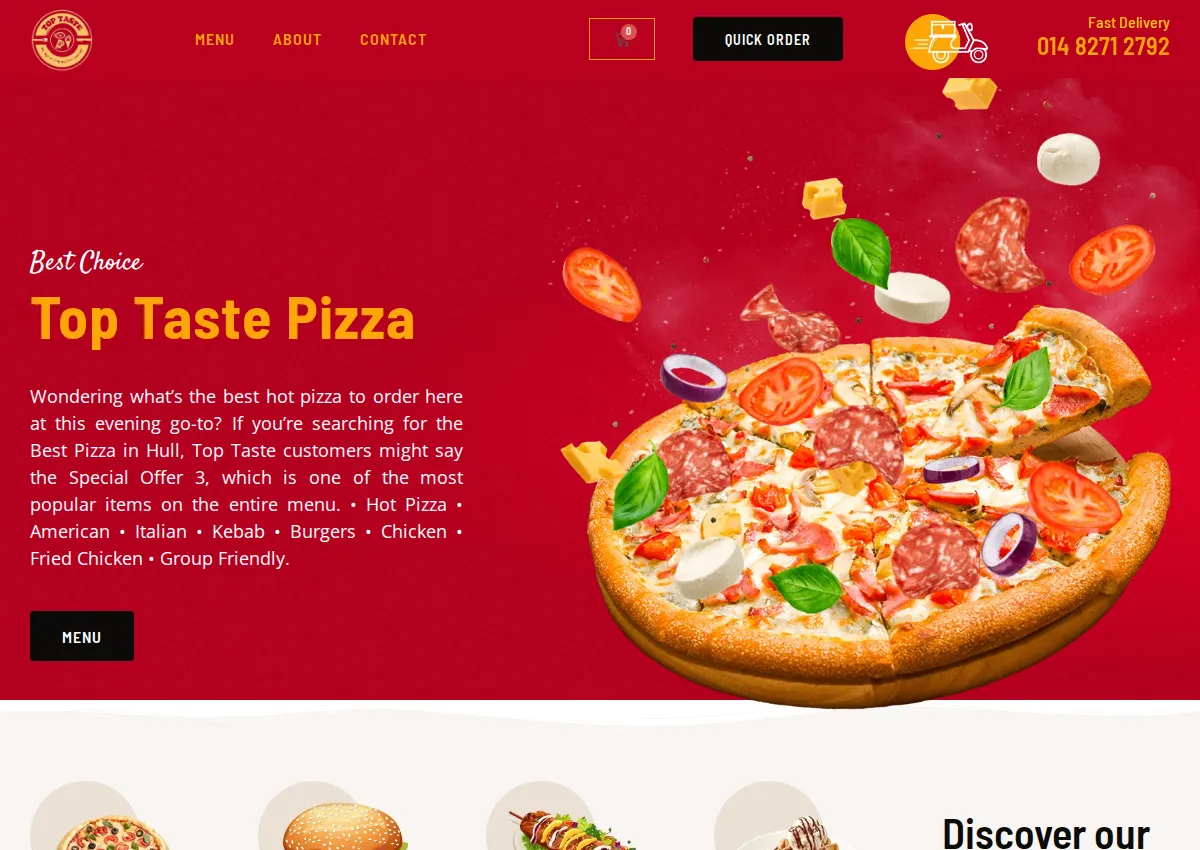 Store homepage
