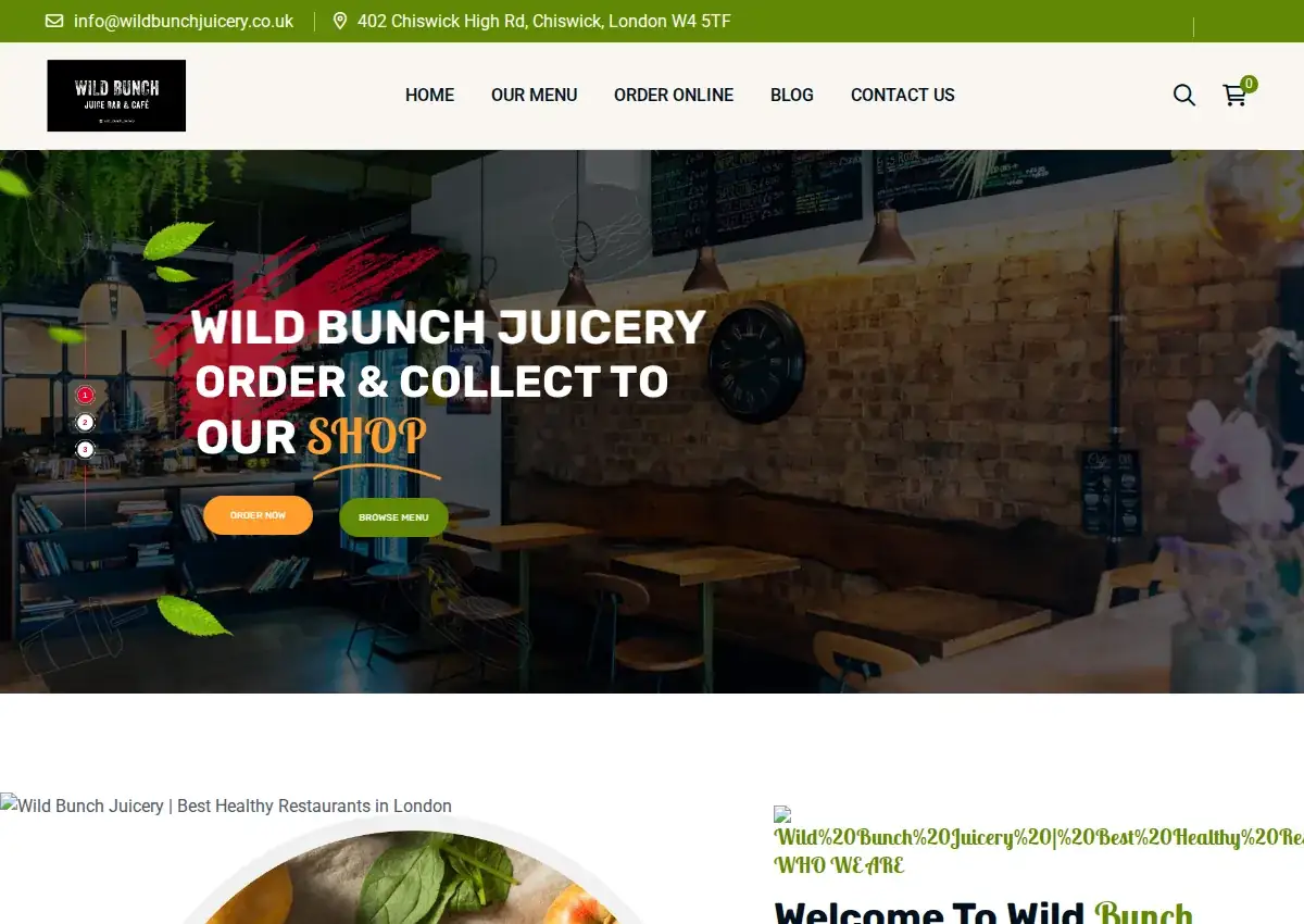 Store homepage