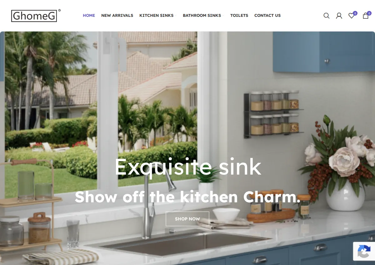 Store homepage