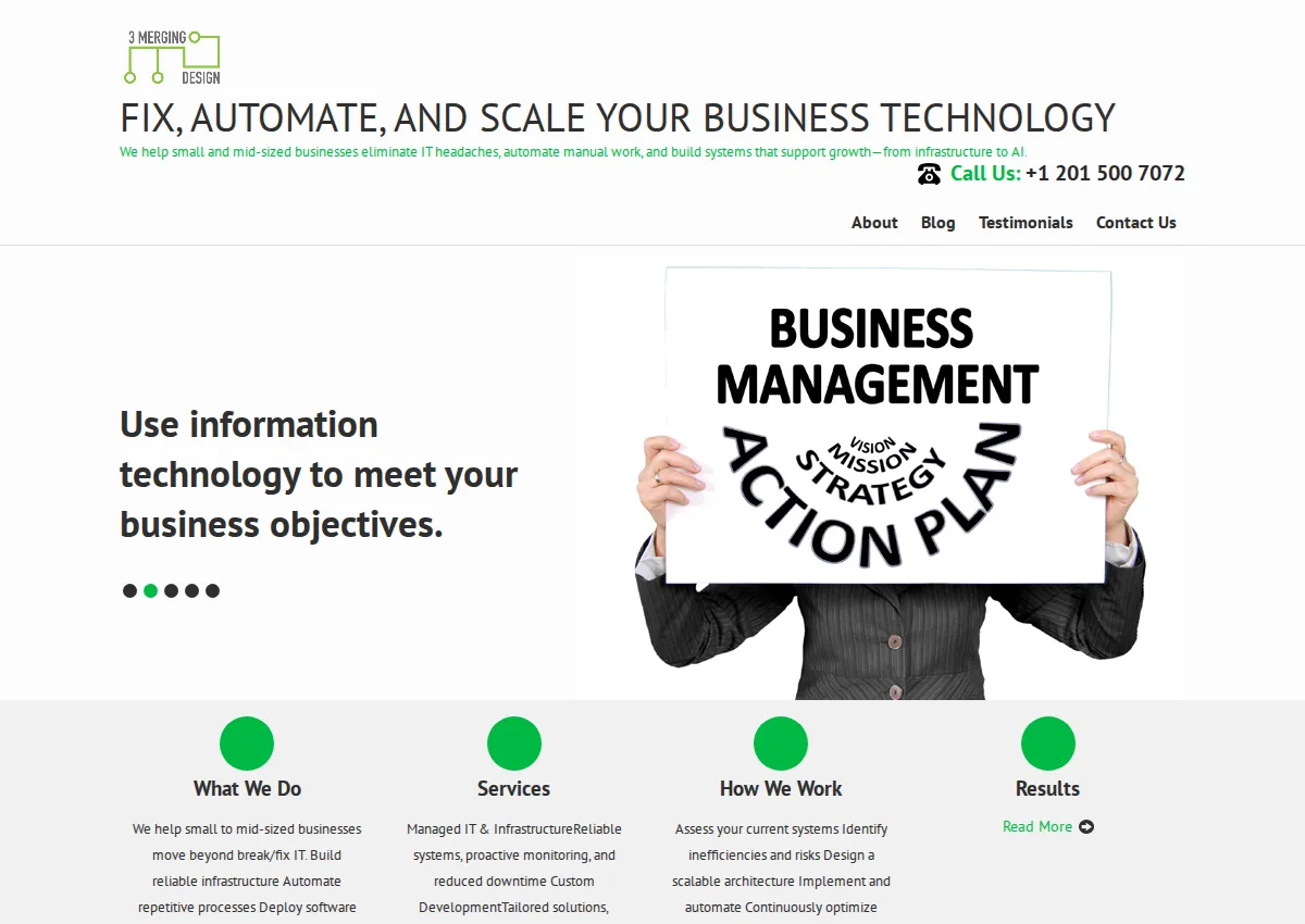 Store homepage