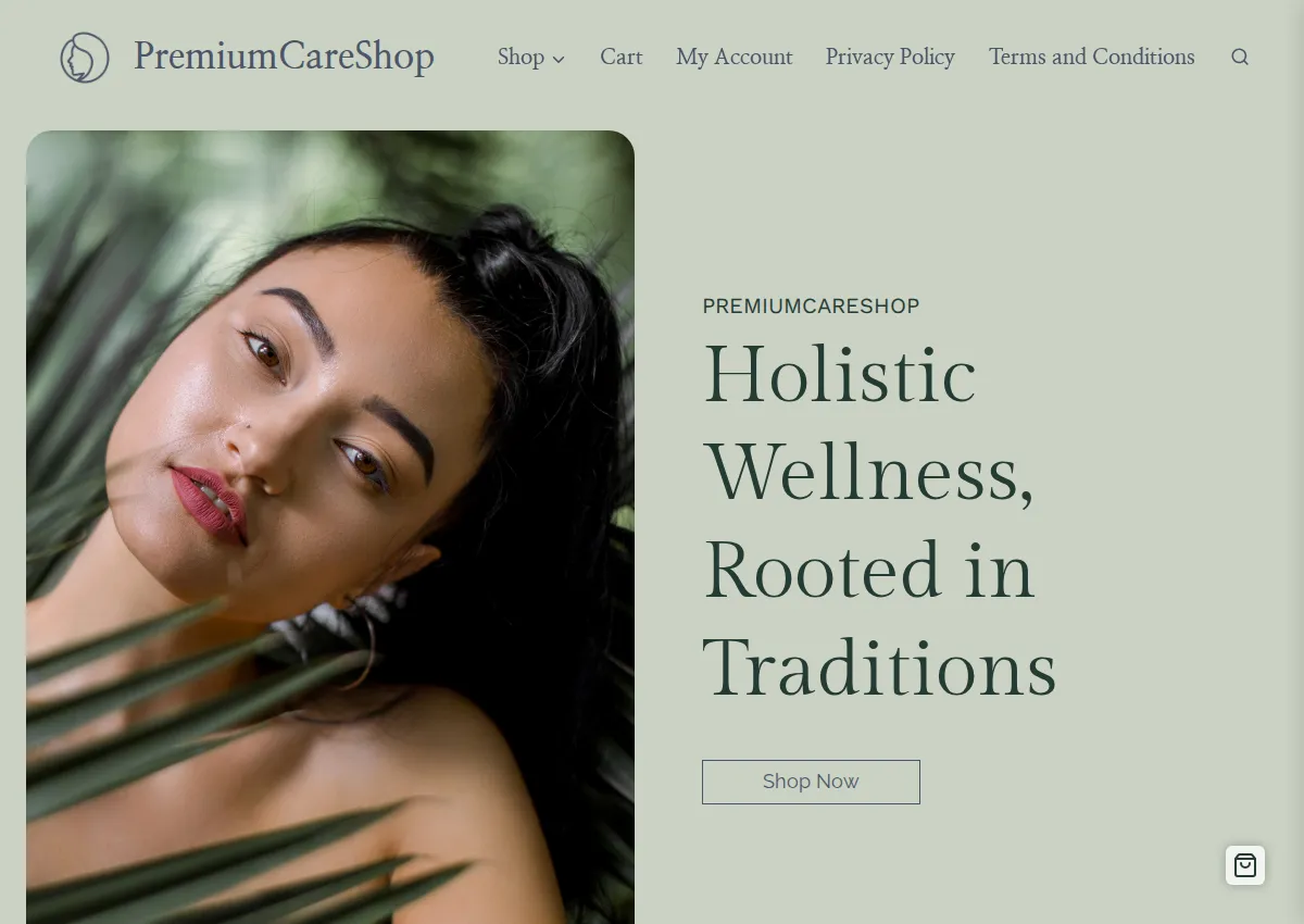 Store homepage