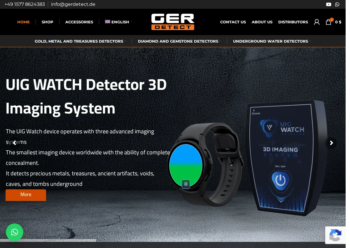 Store homepage