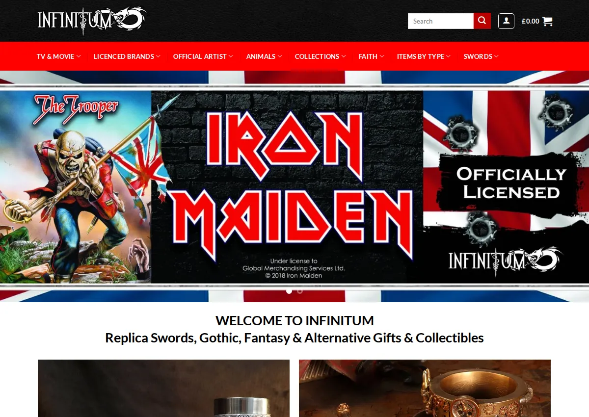 Store homepage