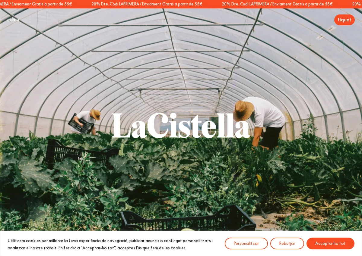 Store homepage