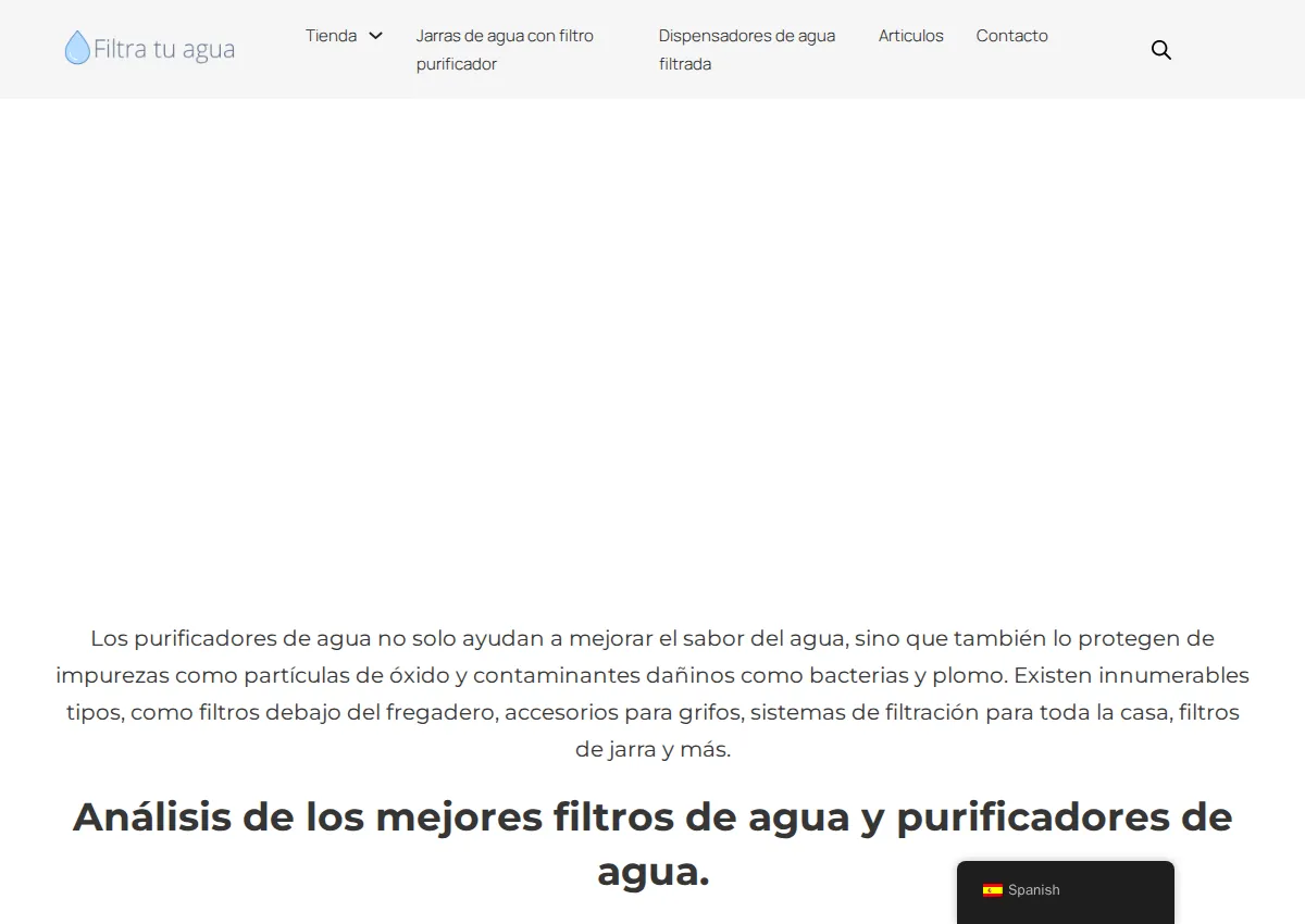 Store homepage
