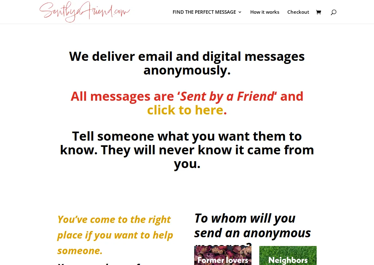 Store homepage