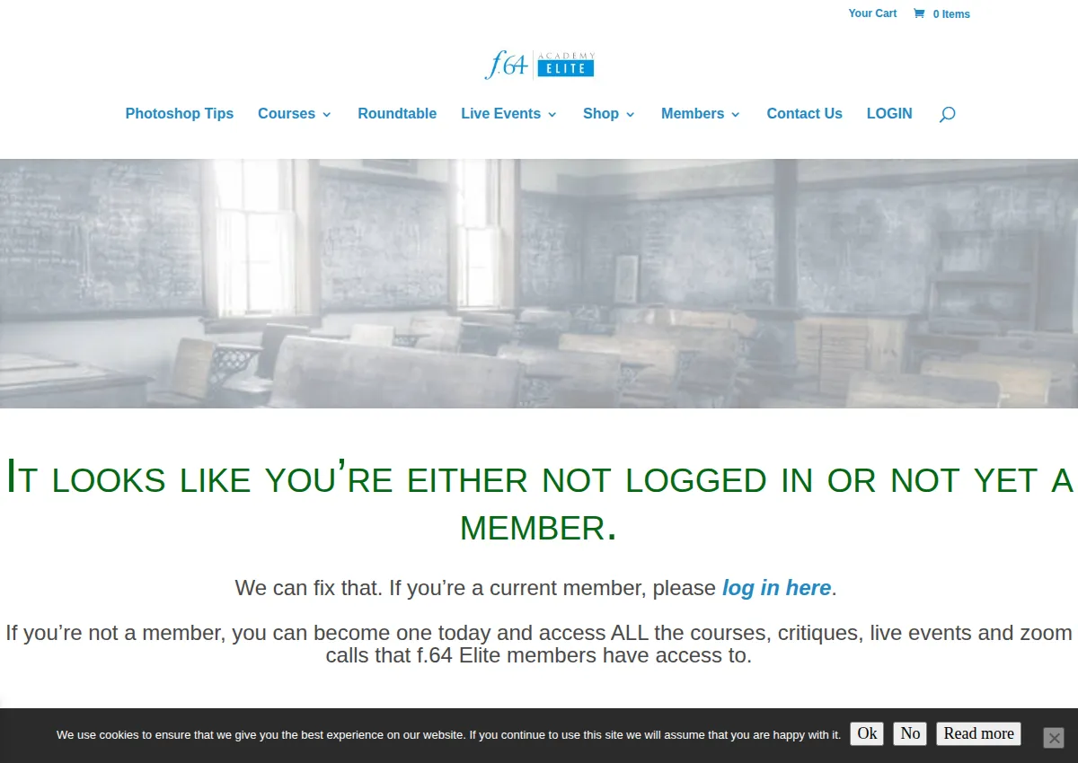 Store homepage