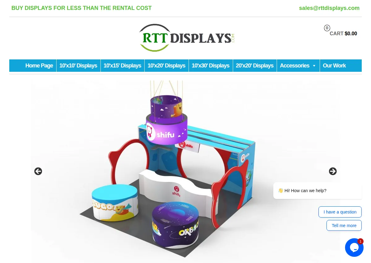 Store homepage