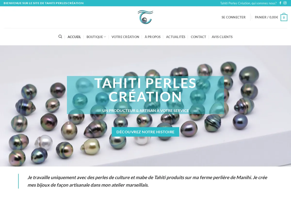 Store homepage