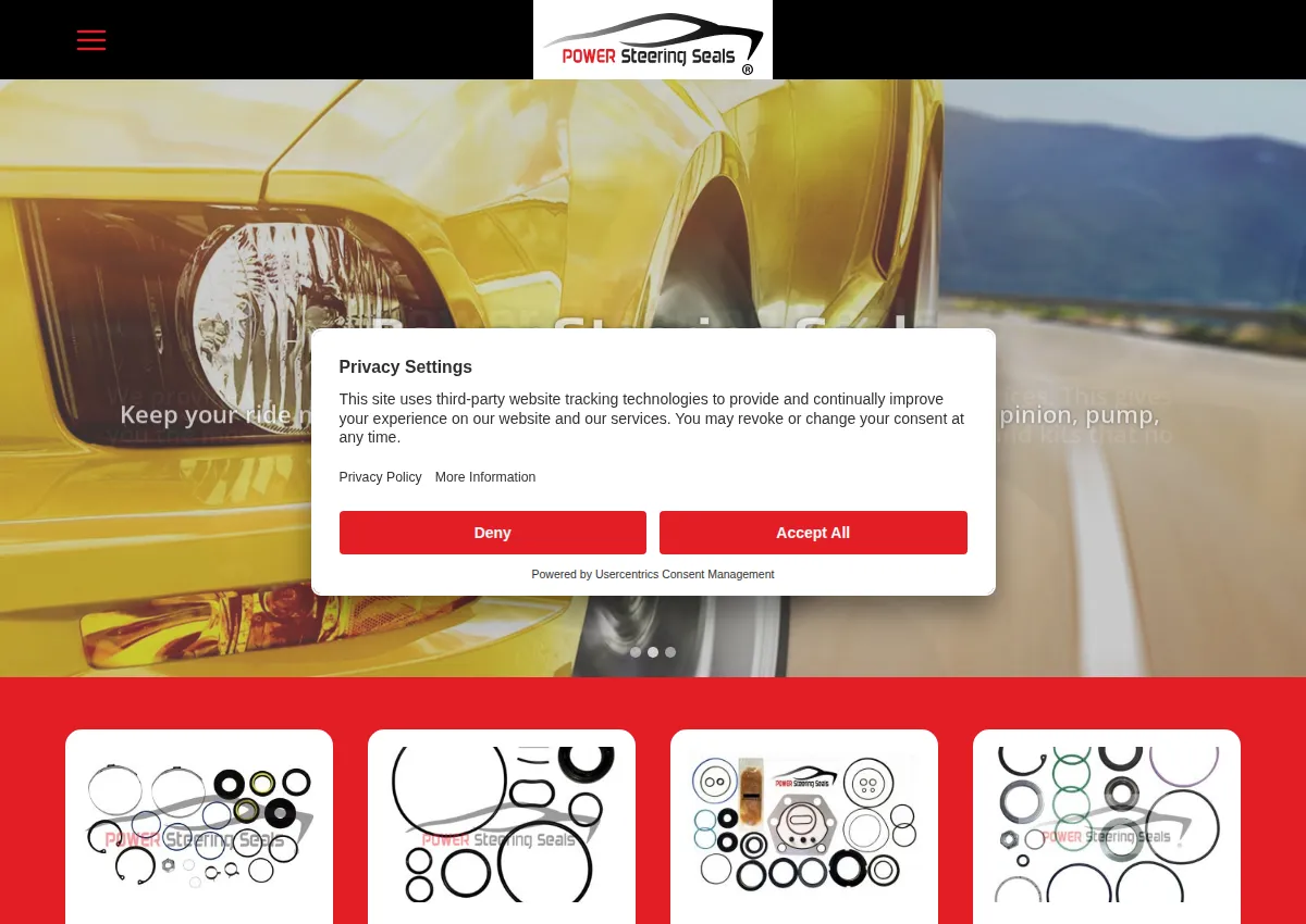 Store homepage