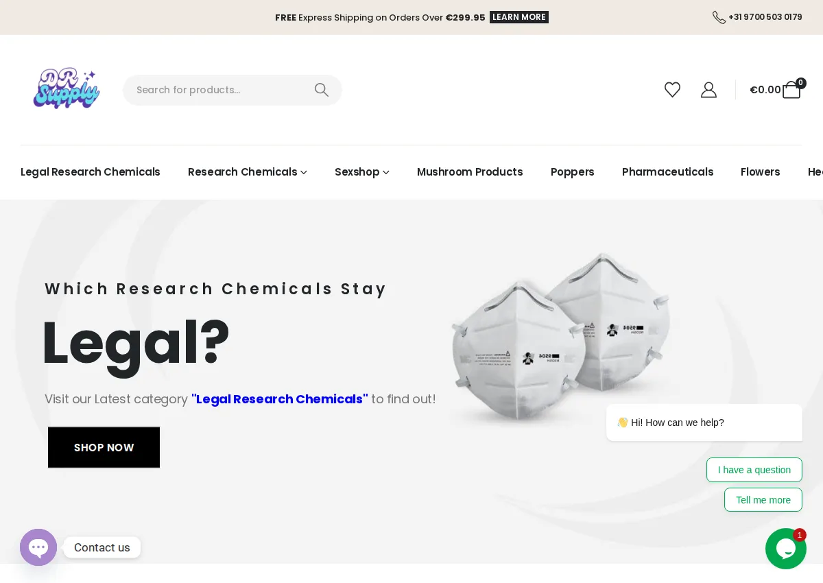 Store homepage