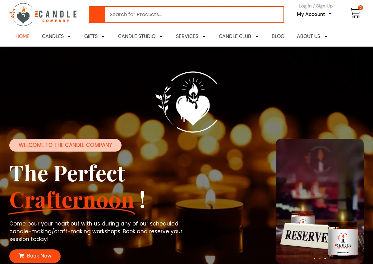 Store homepage