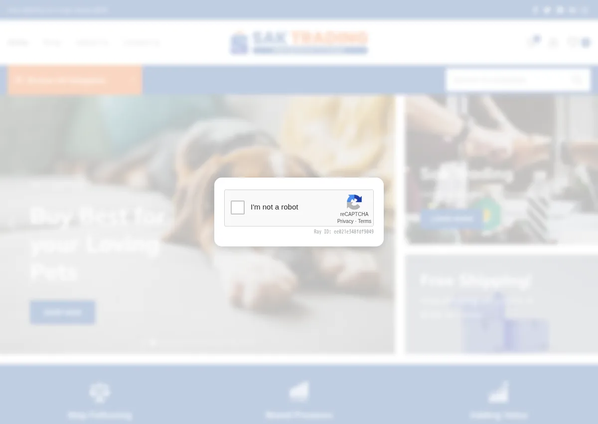 Store homepage