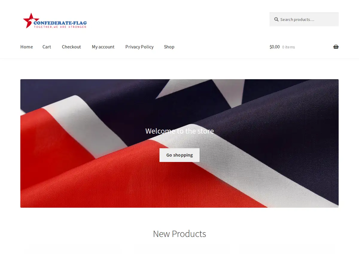 Store homepage