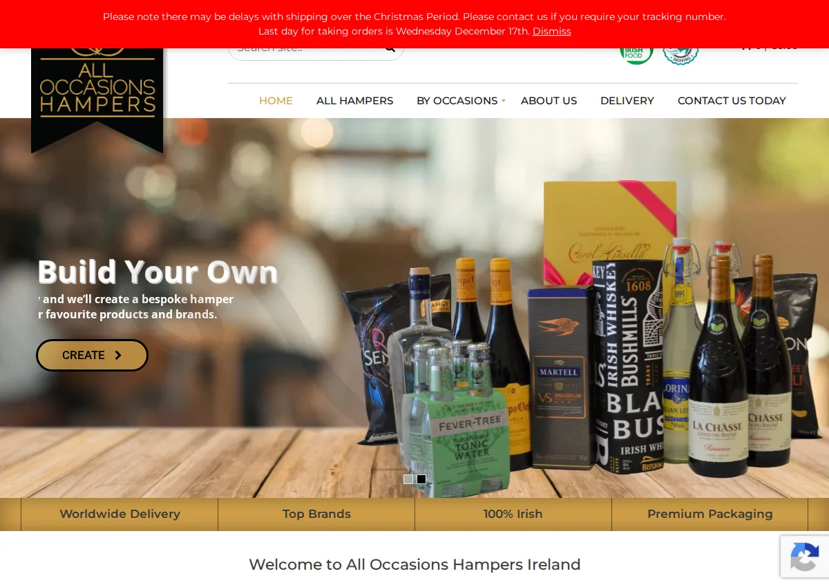 Store homepage