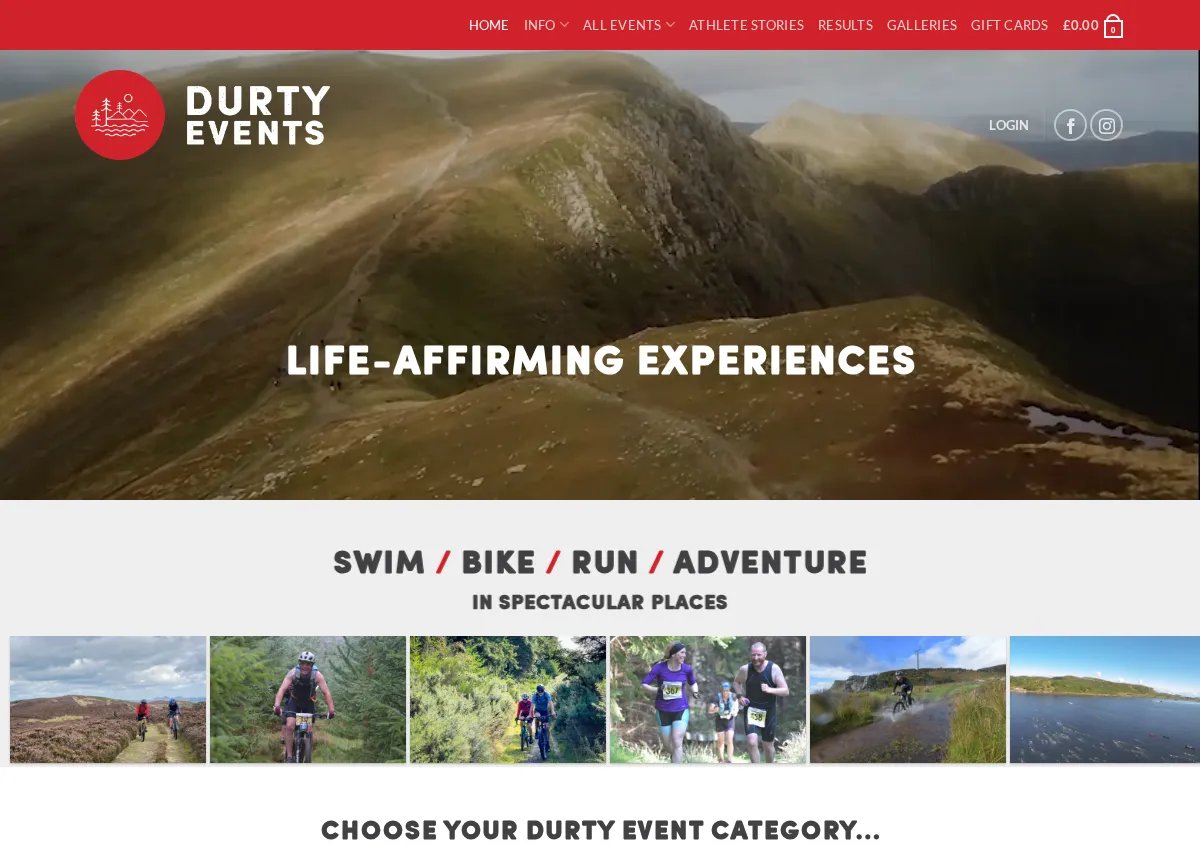 Store homepage