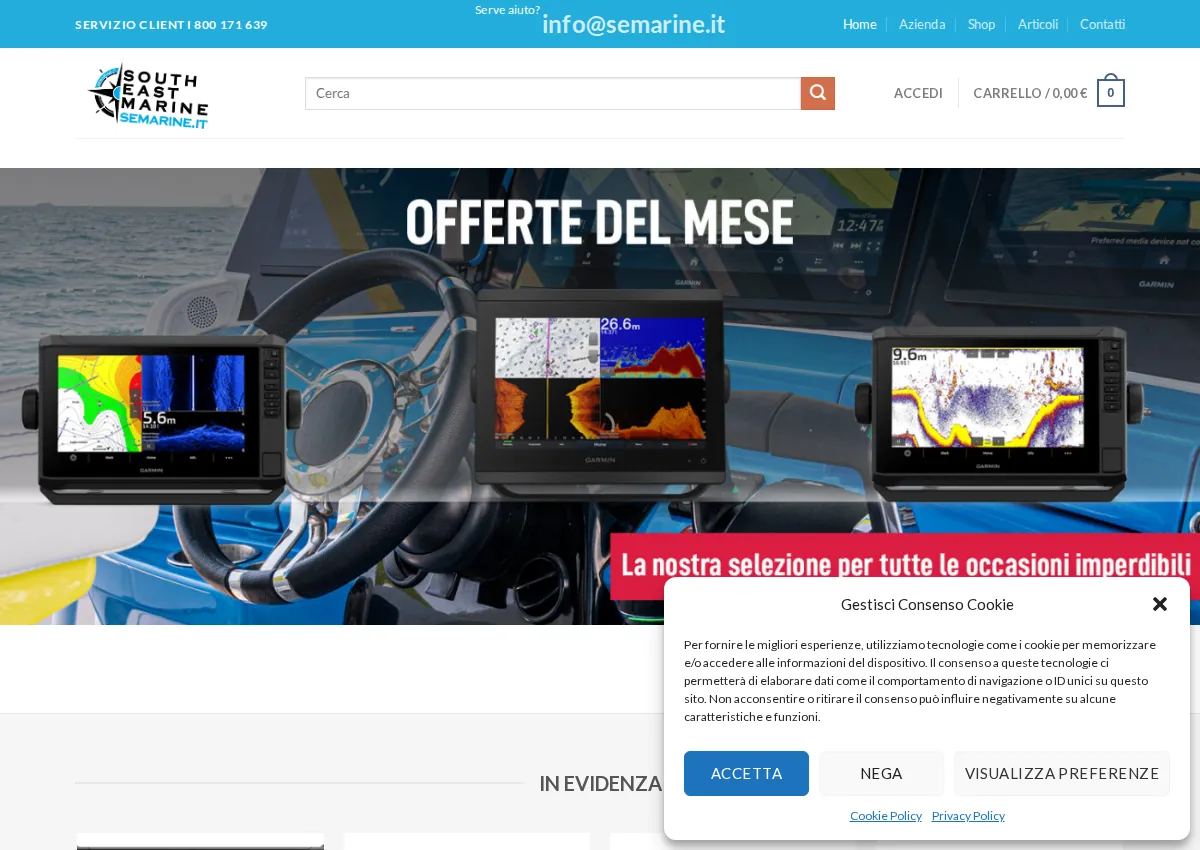 Store homepage