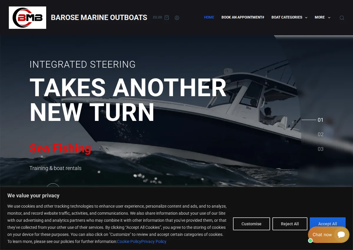Store homepage