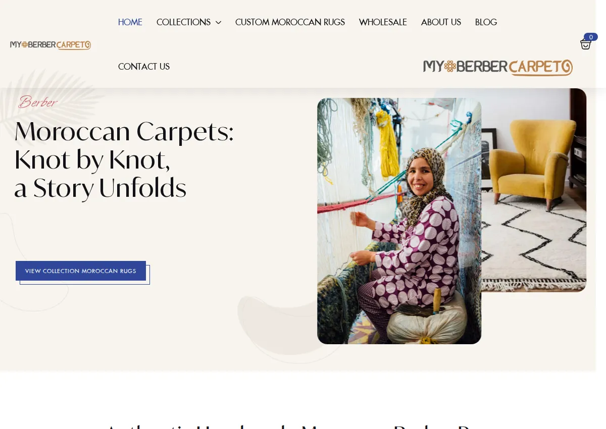 Store homepage
