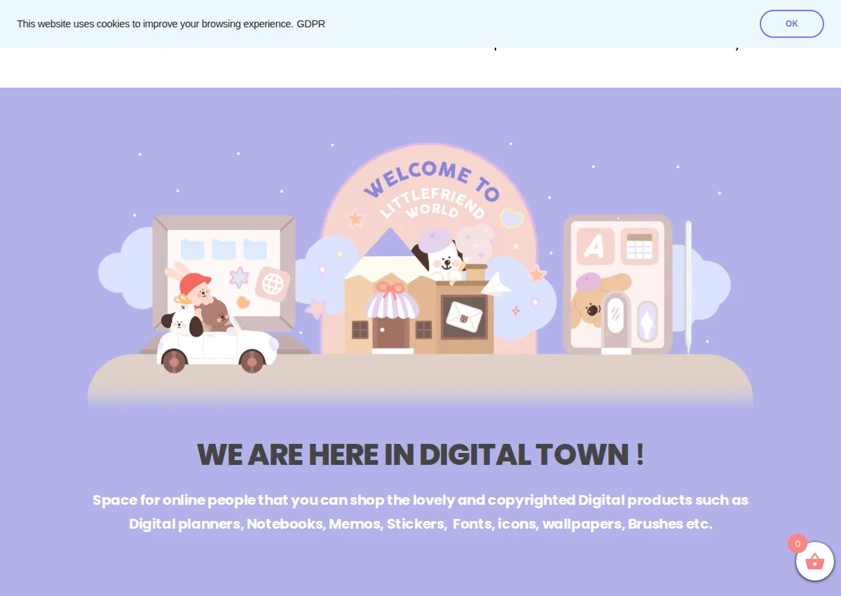 Store homepage