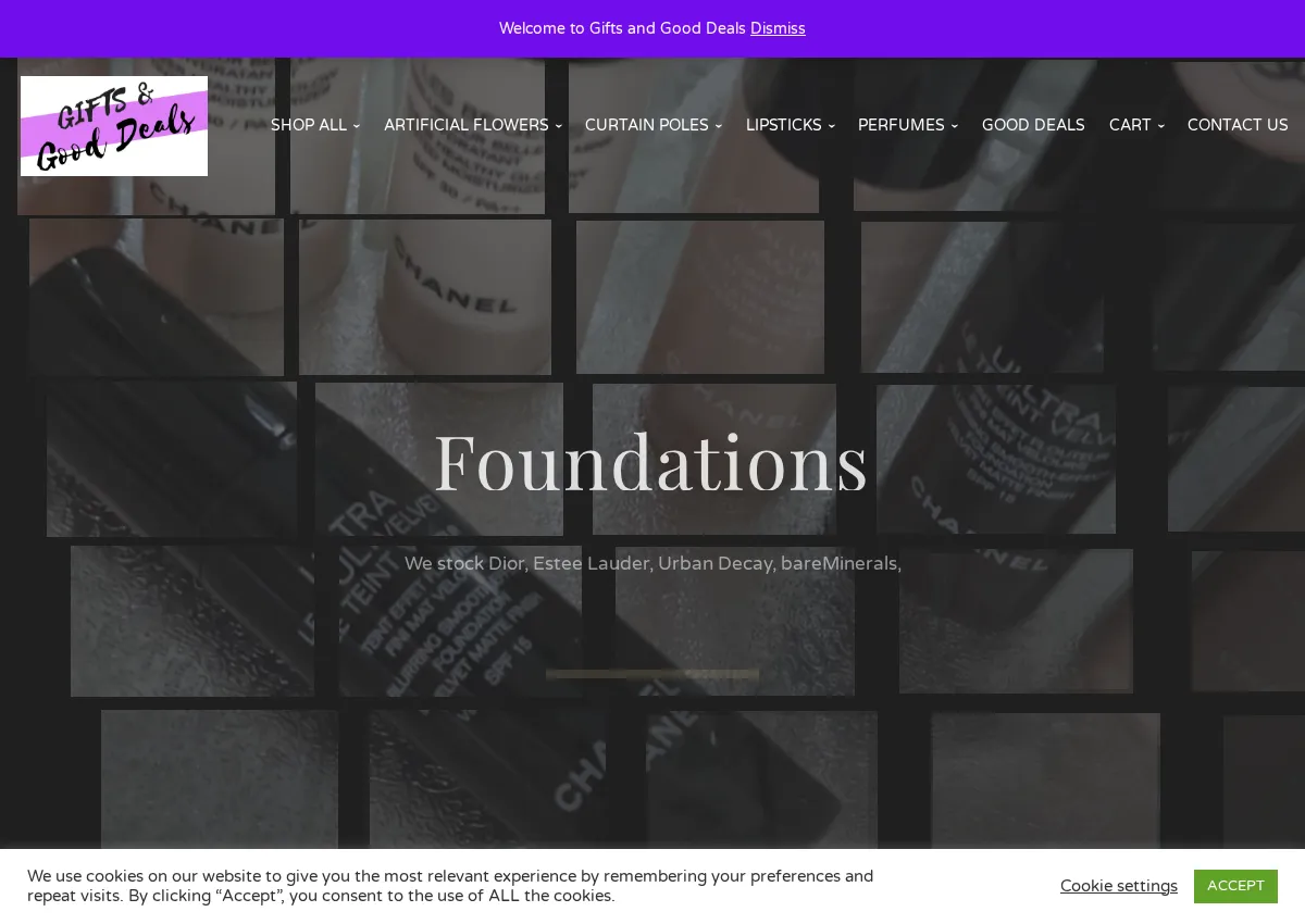 Store homepage