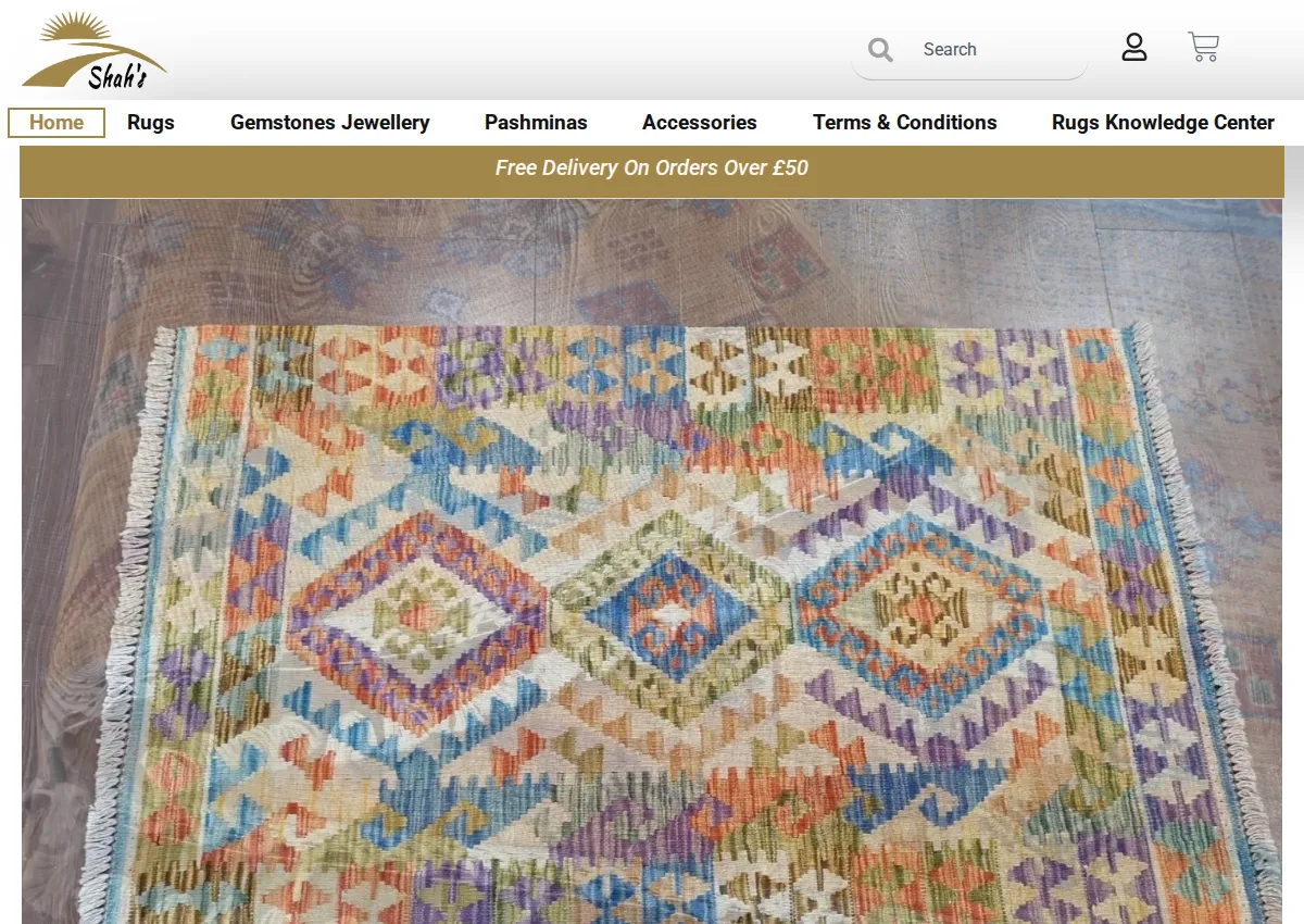 Store homepage