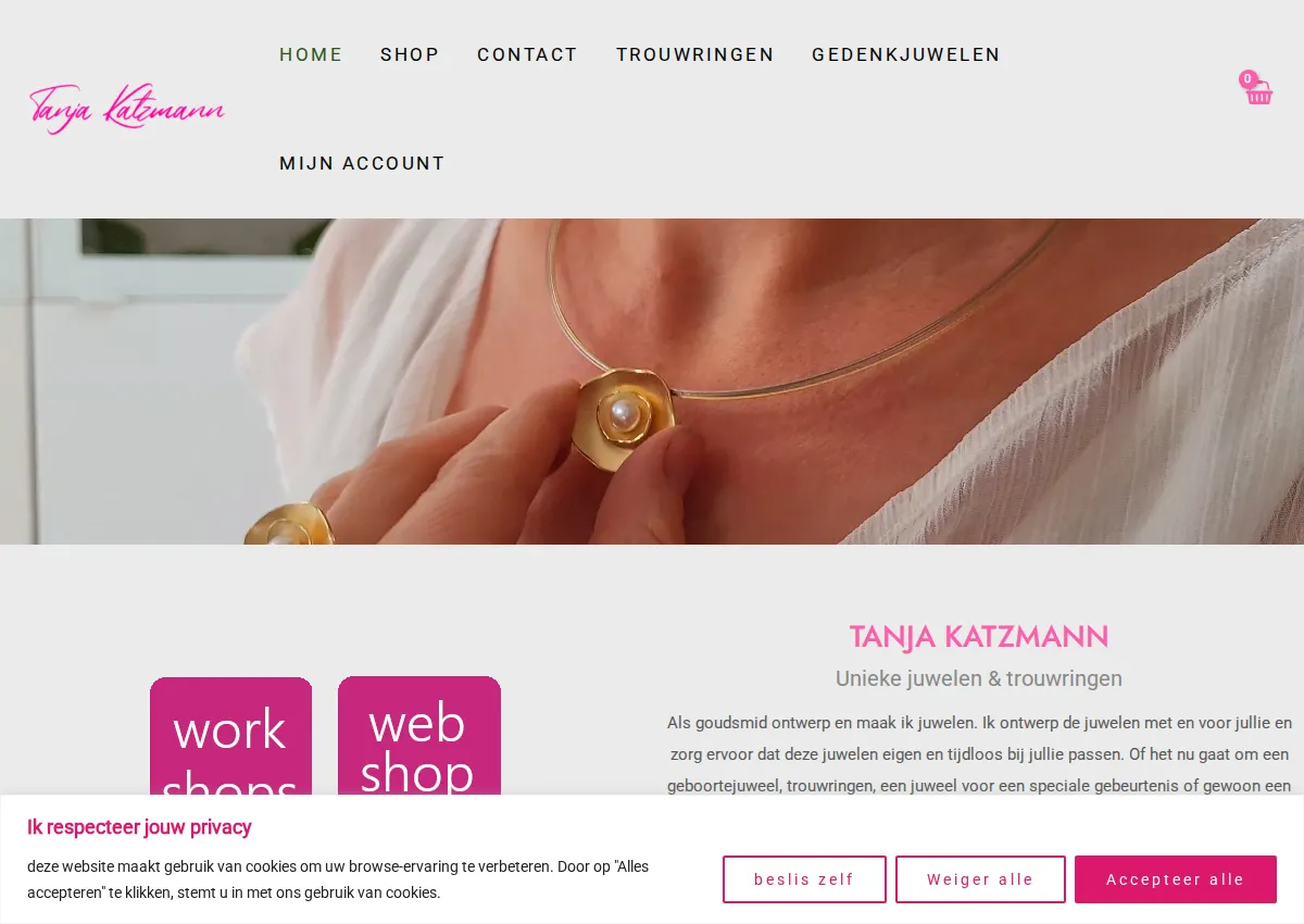 Store homepage