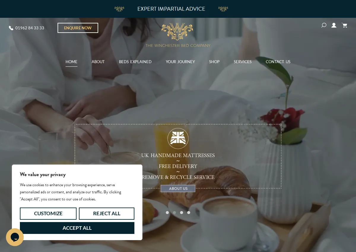 Store homepage