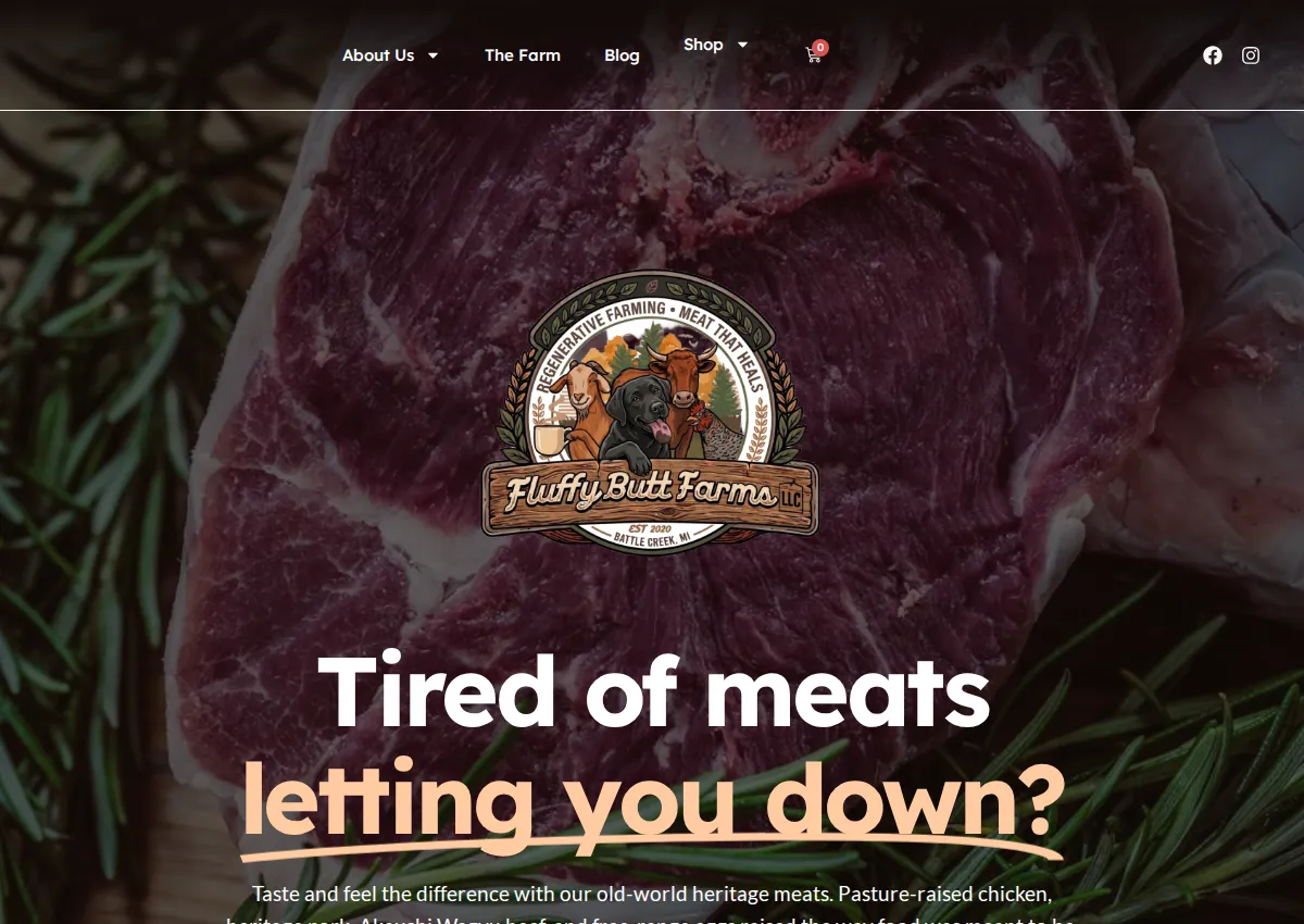 Store homepage
