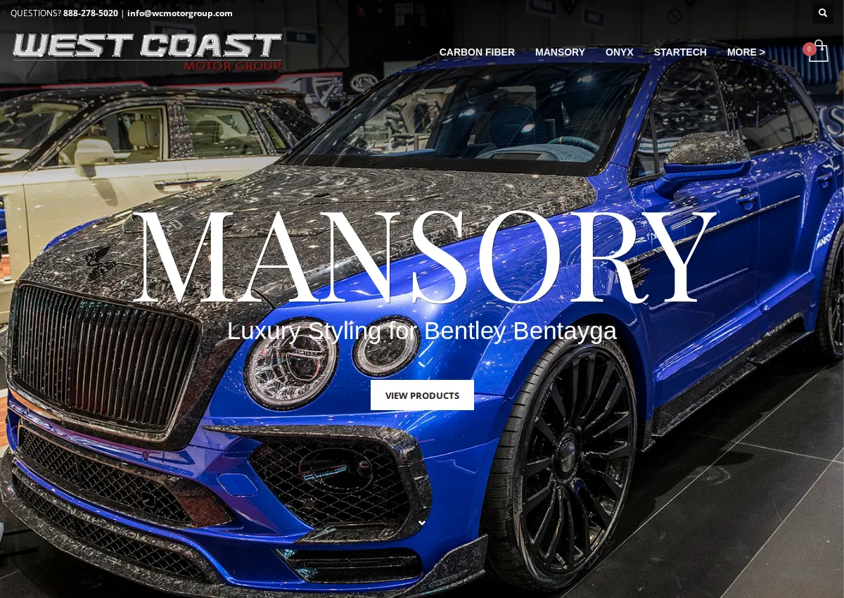 Store homepage