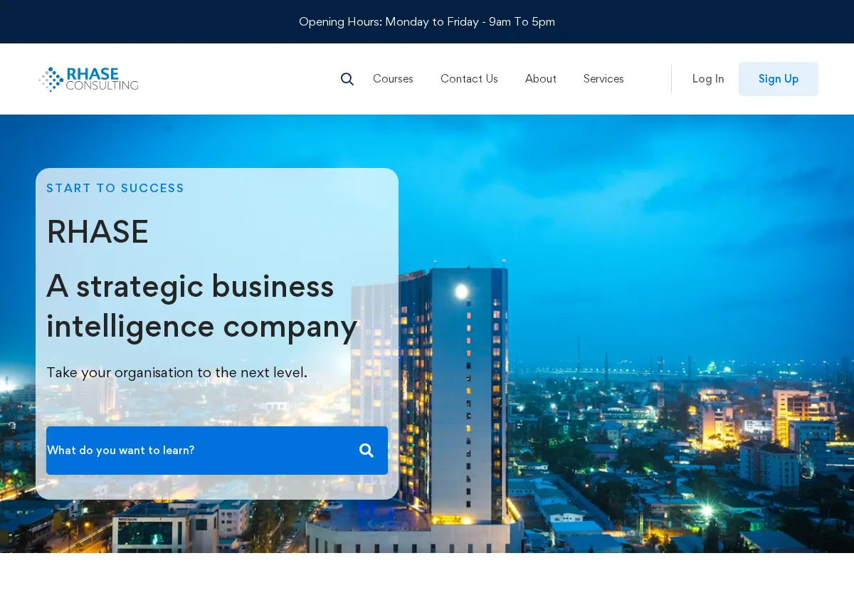 Store homepage