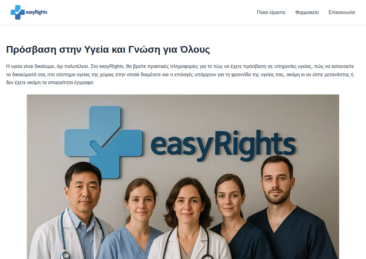 Store homepage