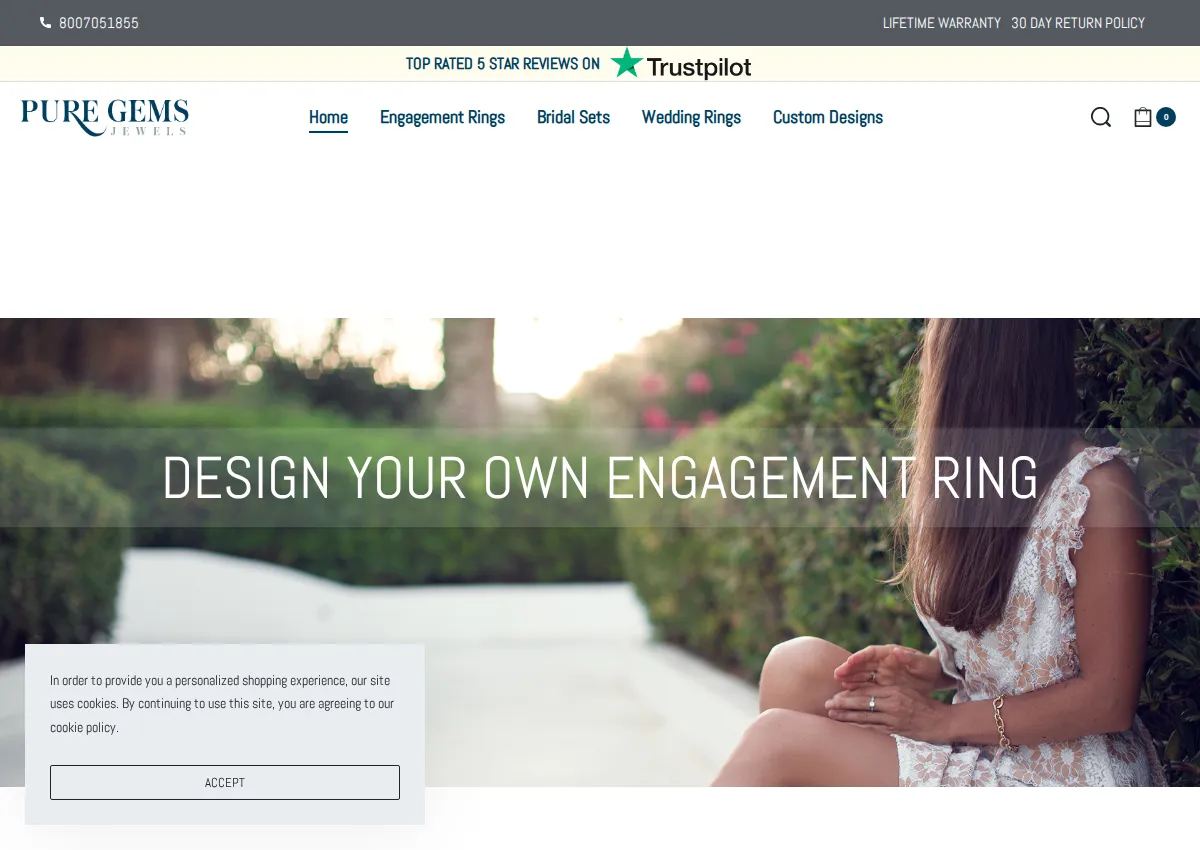 Store homepage