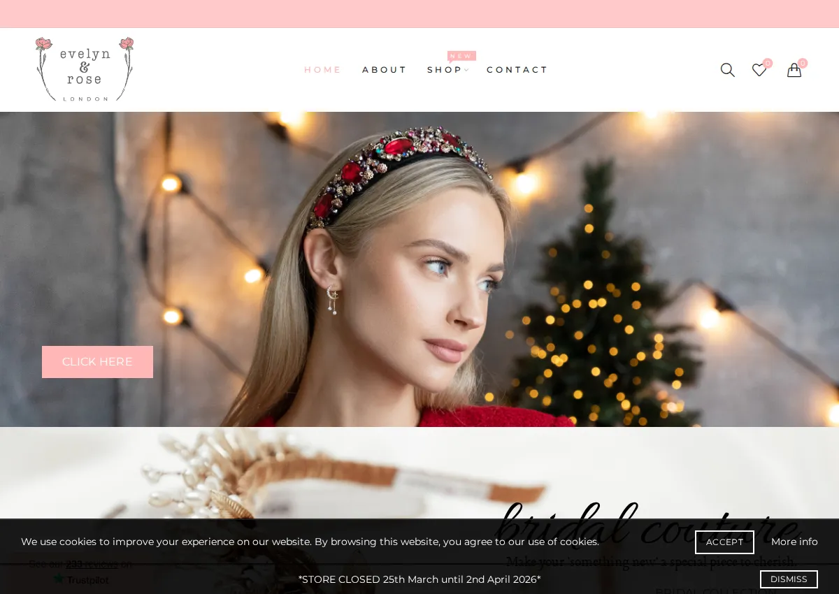 Store homepage
