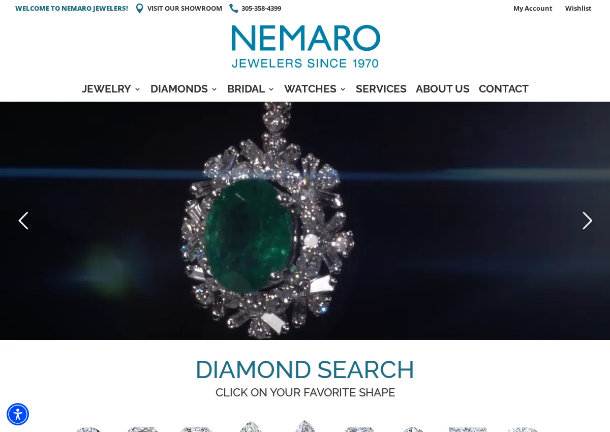 Store homepage