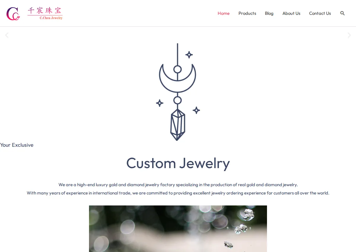 Store homepage