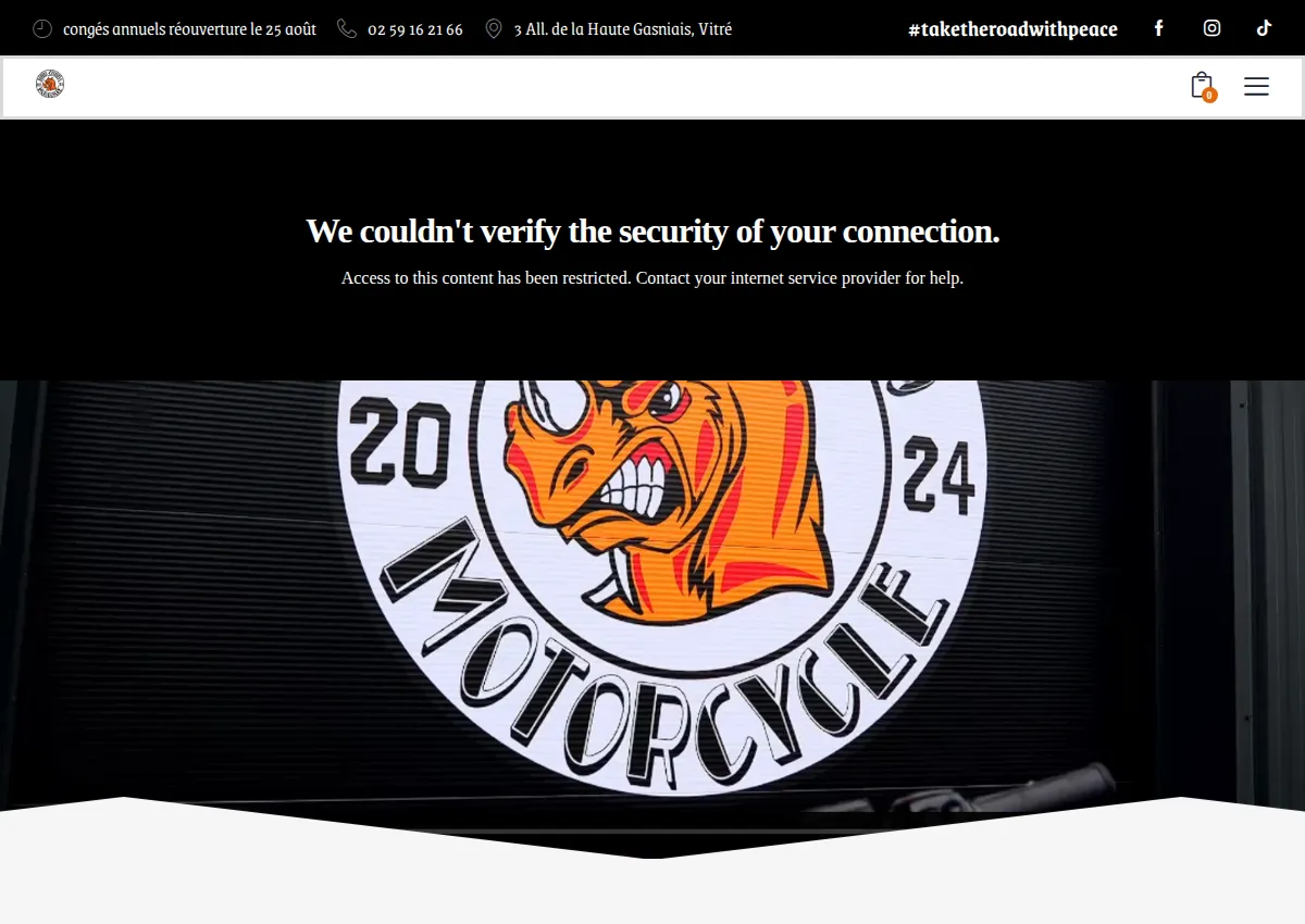 Store homepage