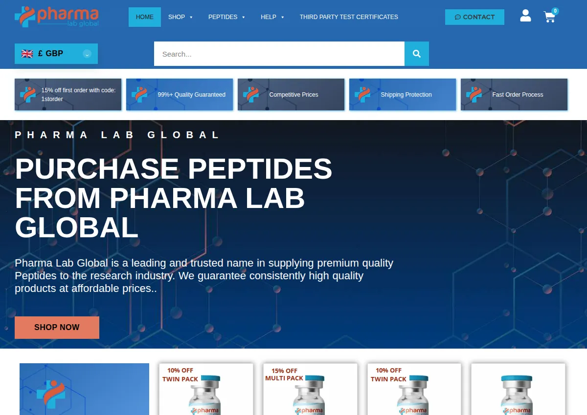 Store homepage