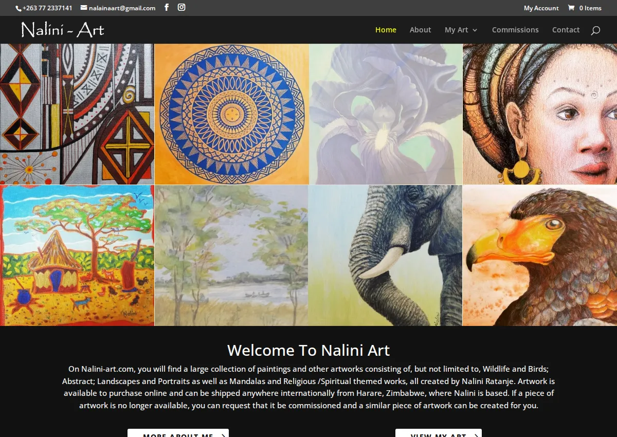 Store homepage
