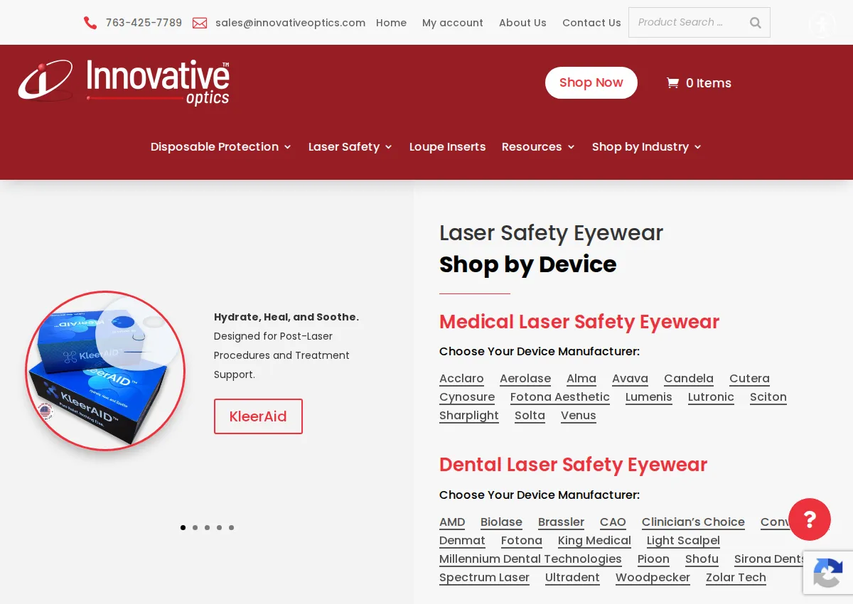 Store homepage