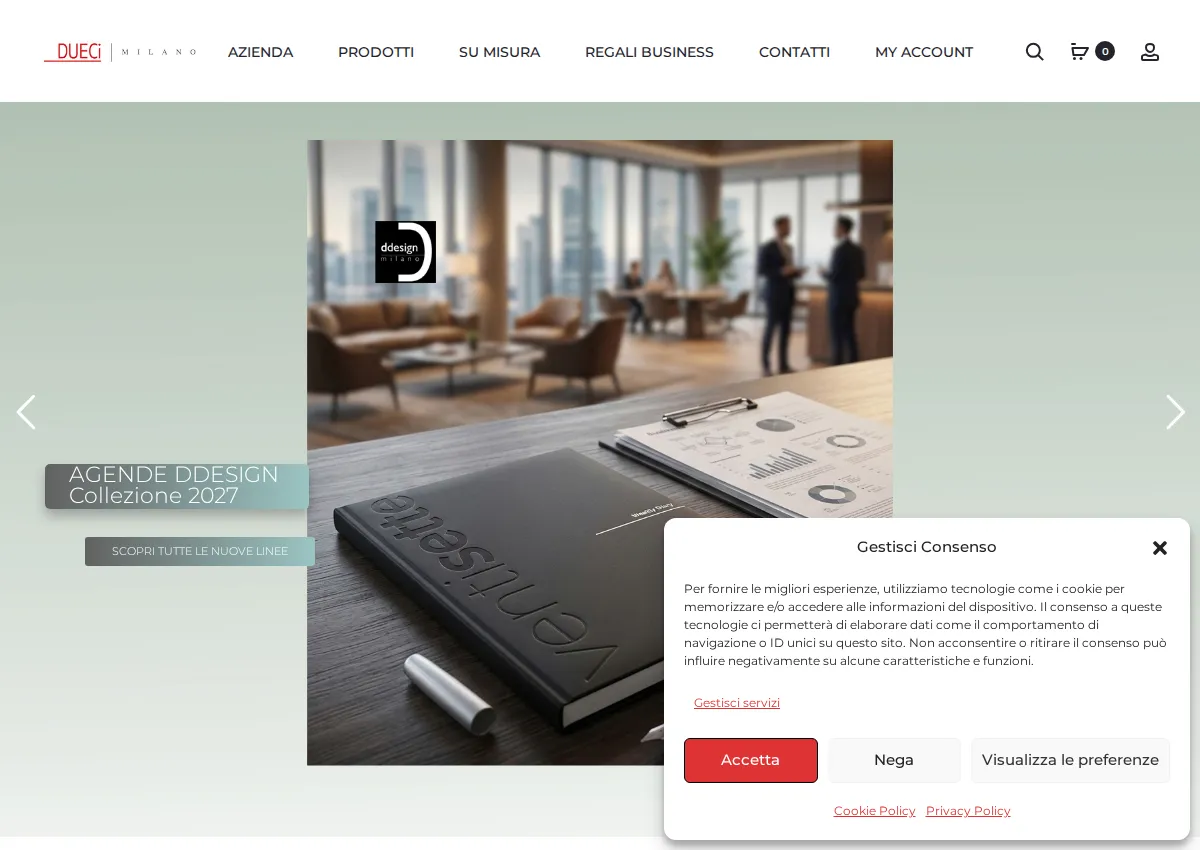 Store homepage