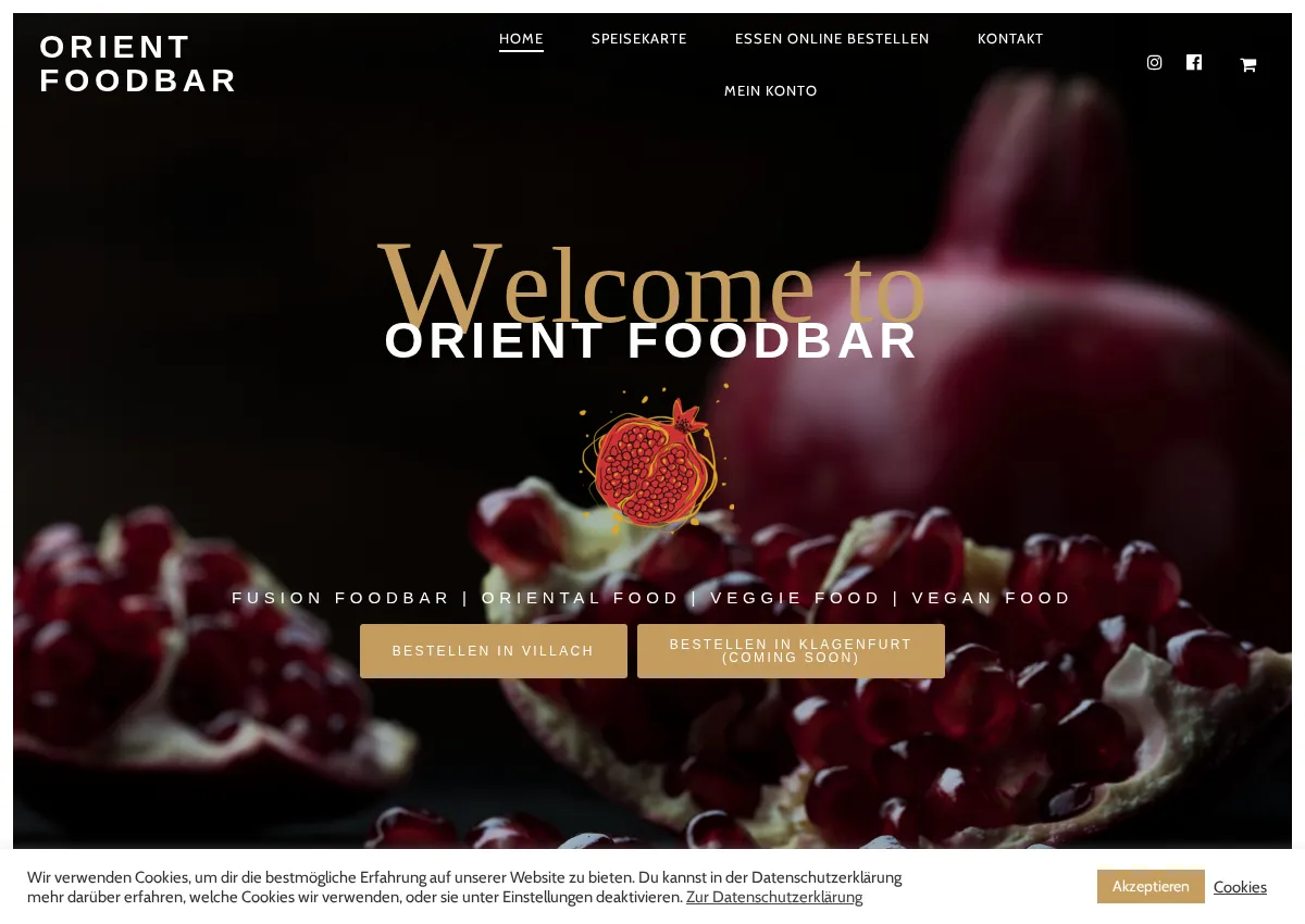 Store homepage